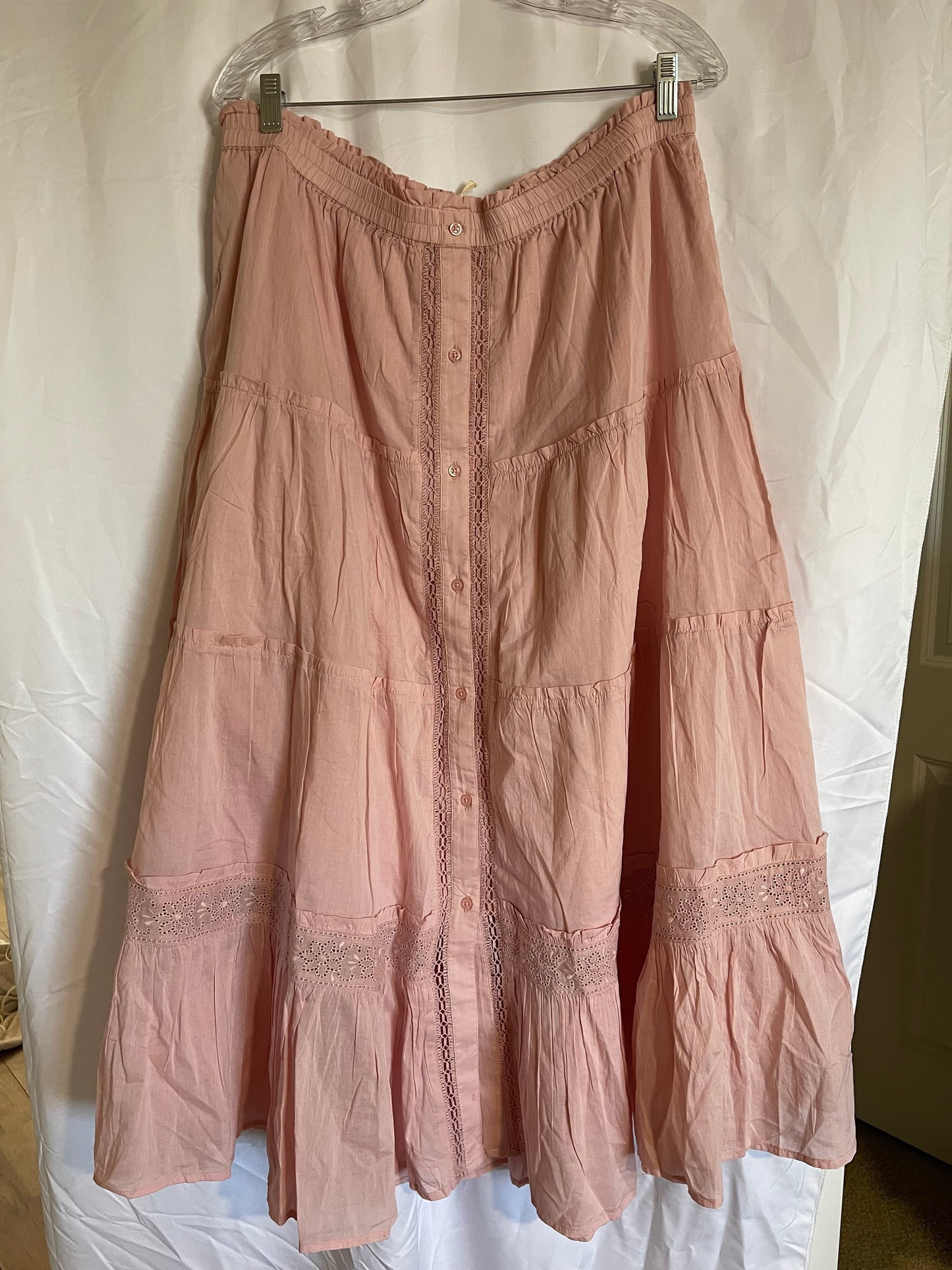 XL NWT Gap long Skirt Baby pink