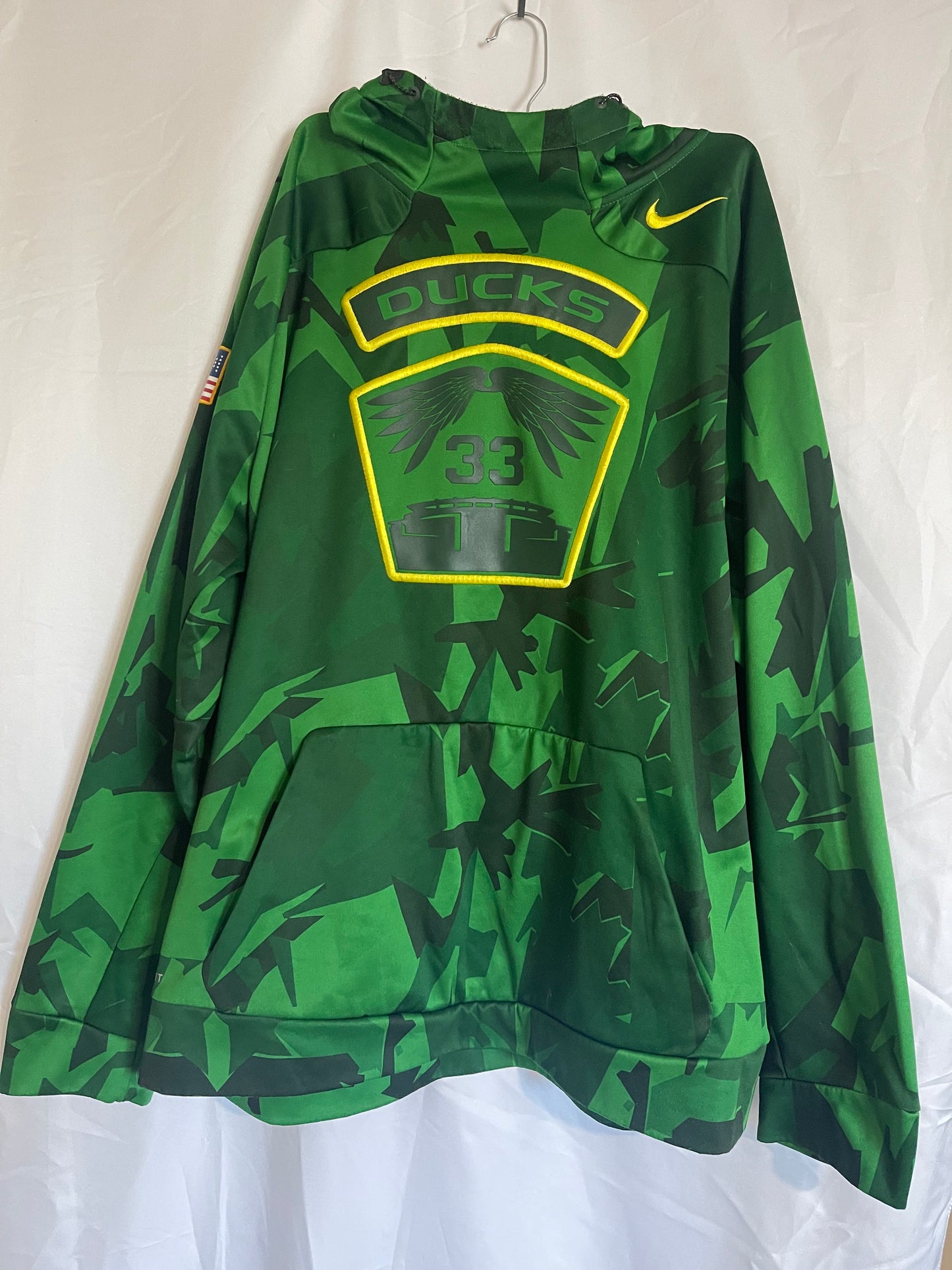 XL Nike Oregon Duck Hoodie