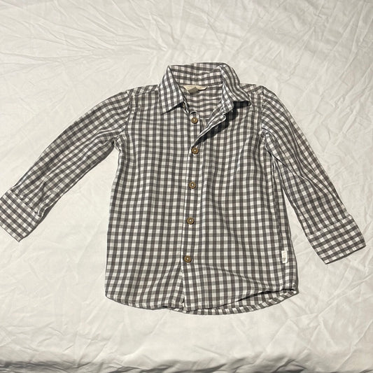 Burt’s Bees kids button up long sleeve