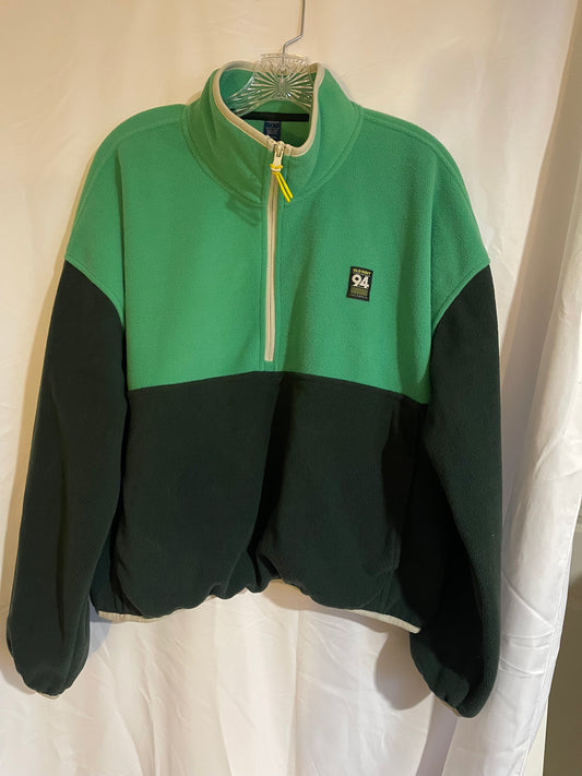 Large Old Navy Fleece Quarter Zip
