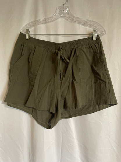Plus 1X 2 Piece Army Green short set