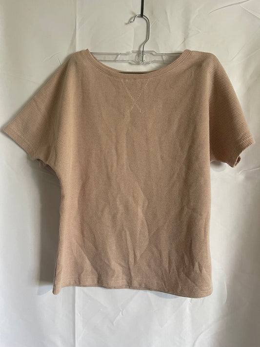 Small Zesica waffle print shirt
