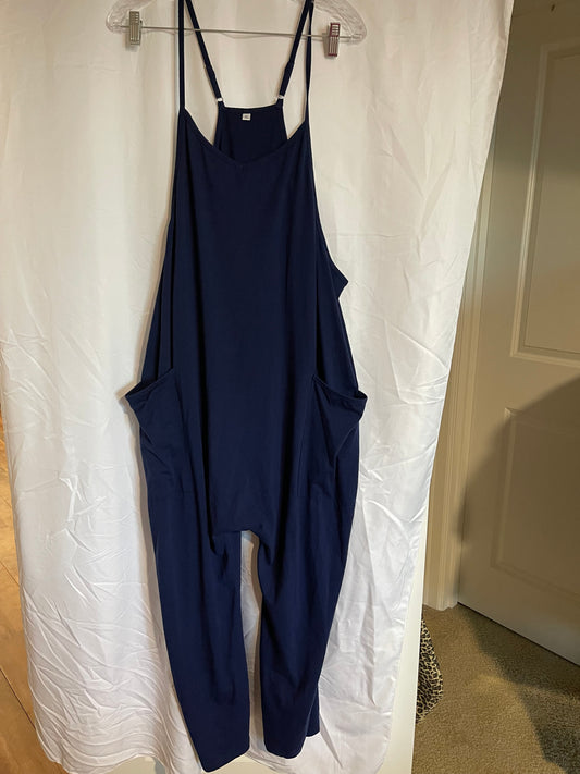 XL Navy Blue (Free People Dupe) Romper