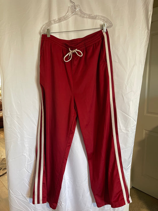 XL Old Navy Red/White Track Pants