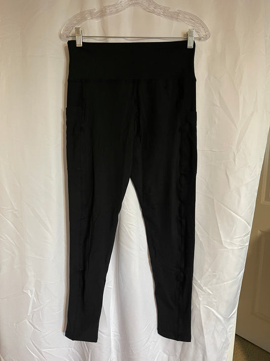 L-XL NWOT Black Leggings with pockets/Butt Lifting (Halara Dupe)