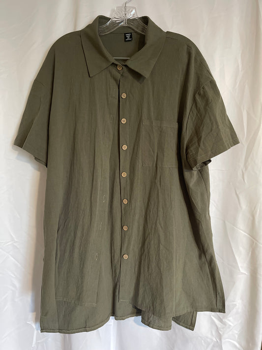 Plus 1X 2 Piece Army Green short set