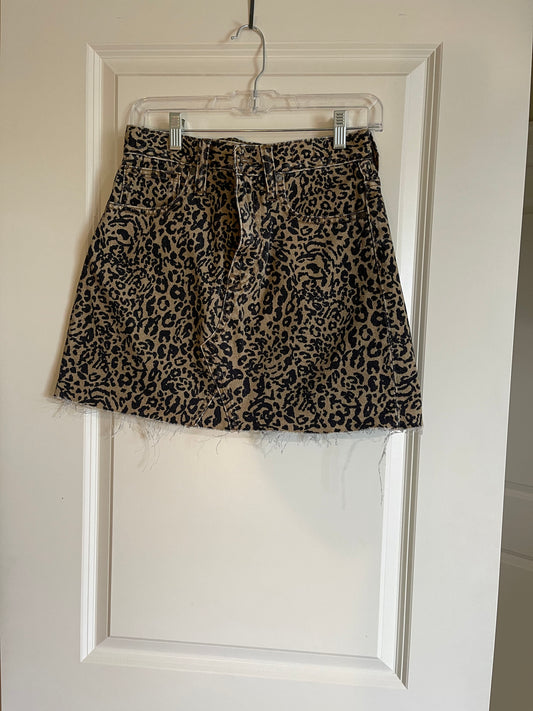 NWT Madewell Leopard Skirt